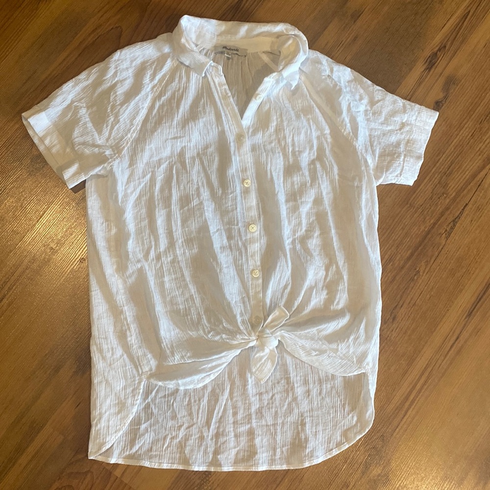 BOGO Madewell white blouse